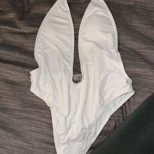 Cute low cut bathing suit!